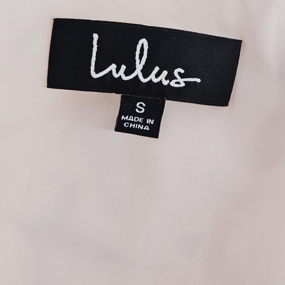 Lulus Love Song Blush Floral Print Ruffled Midi Dress Size Small - Picture 10 of 12